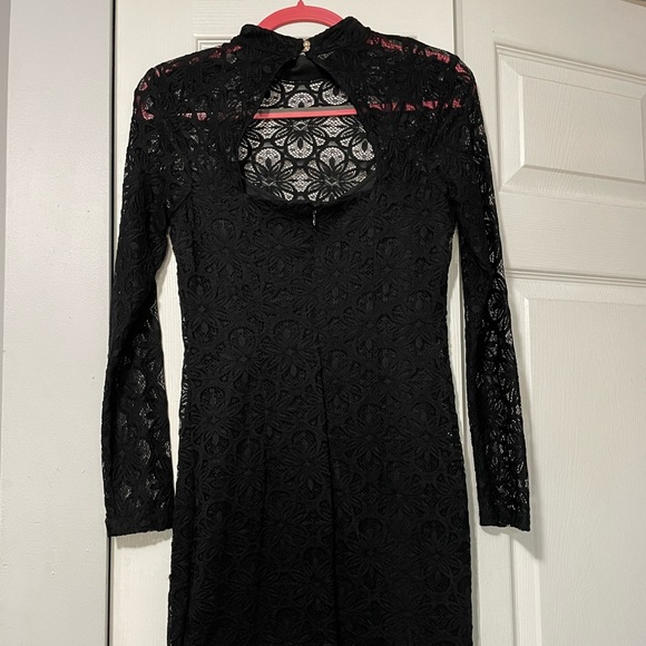 Nordstrom long sleeve black dress - Picture 2 of 3